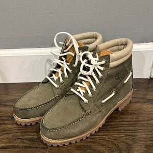 Timberland Men's Olive Lace-Up Boots